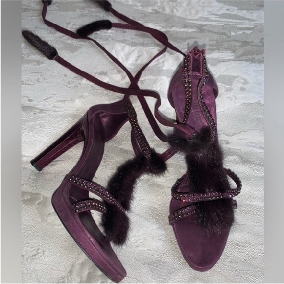 Gucci by Tom Ford 2004 snakeskin heels - Picture 3 of 6